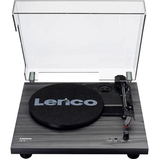 Lenco LS-10BK – Lemezjátszó Beépített Hangszórókkal és Porvédő Fedéllel