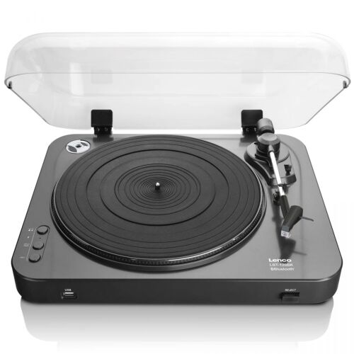 Lenco LBT-120BK – Bluetooth® Lemezjátszó USB Digitalizálással és Félautomata Vezérléssel