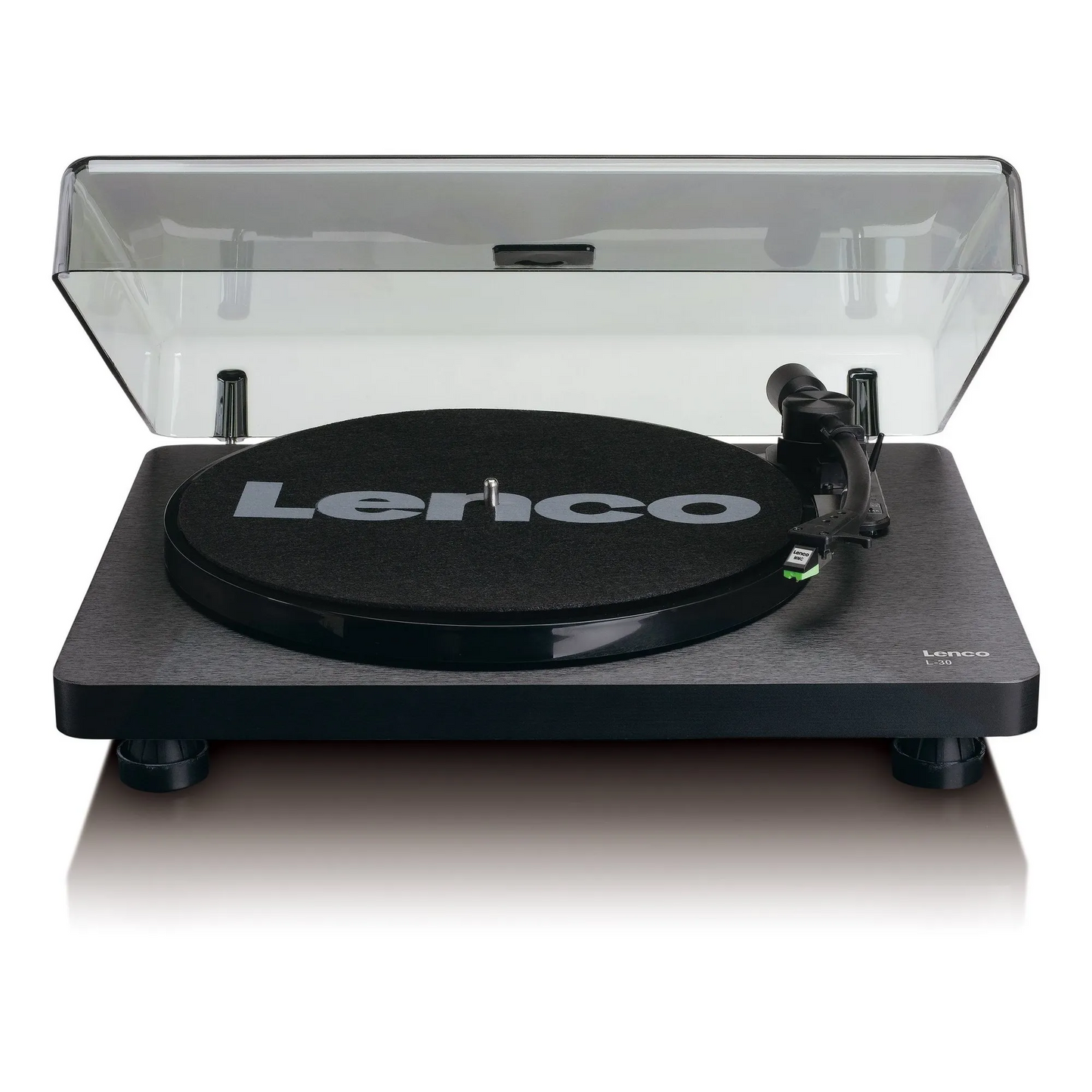 Lenco L-30 BK – Félautomata Lemezjátszó USB Digitalizálással és Beépített Előerősítővel