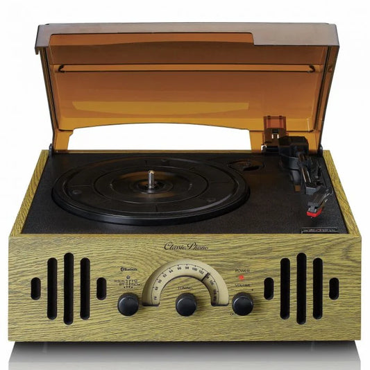 Lenco TT-41OK – Retro Lemezjátszó Beépített Hangszórókkal és Bluetooth® Kapcsolattal