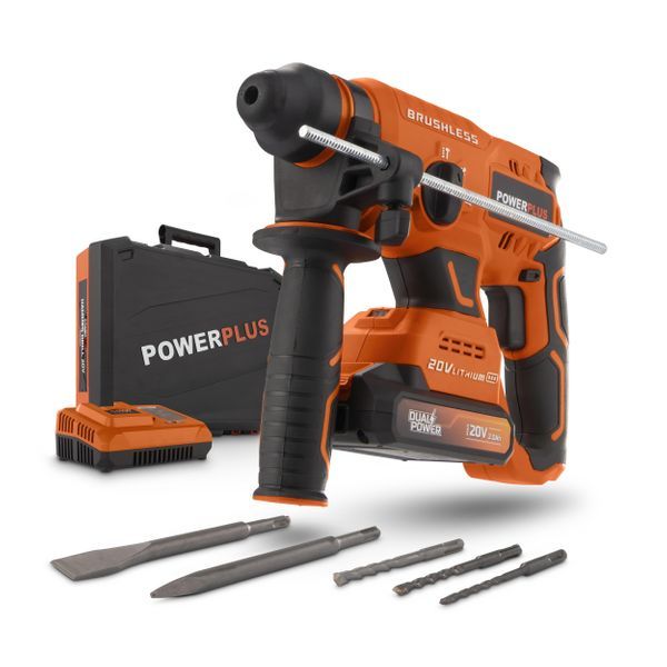 POWDP15640 Akkus Kombinált Kalapács 20V