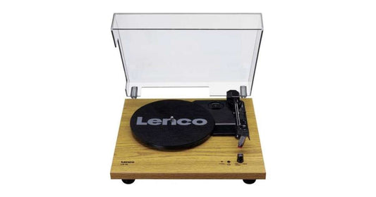 Lenco LS-10WD – Lemezjátszó Beépített Hangszórókkal és Porvédő Fedéllel