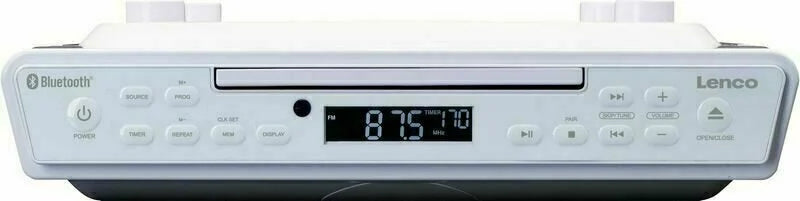 Lenco KCR-150WH – Konyhai Rádió Bluetooth® és CD Lejátszóval