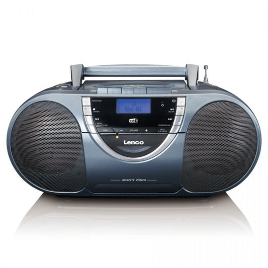Lenco SCD-6800GY – Boombox DAB+, FM Rádióval és CD/MP3 Lejátszóval