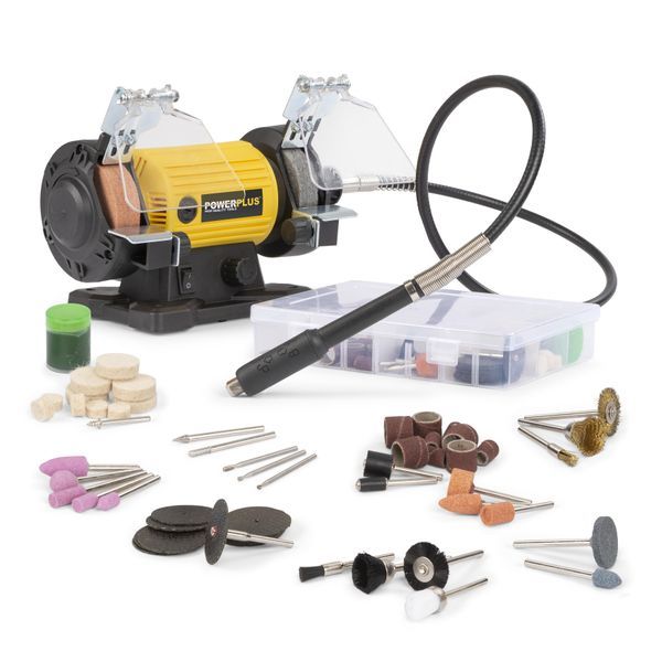 Powerplus POWX1280 Asztali Csiszológép - 120W