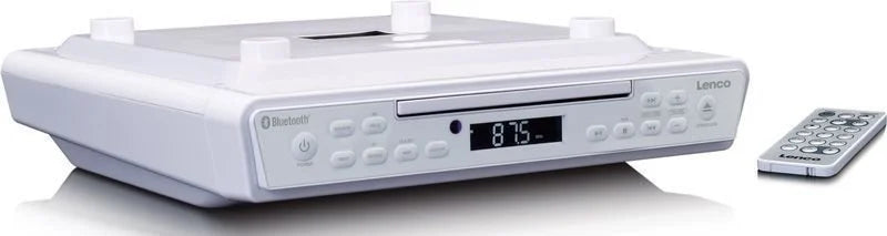 Lenco KCR-150WH – Konyhai Rádió Bluetooth® és CD Lejátszóval