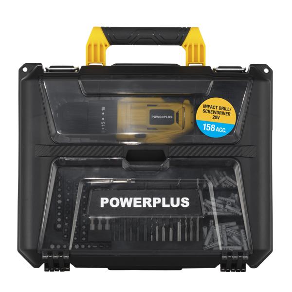 POWXBOX004 Akkumulátoros Csavarbehajtó és Ütvefúró - 20V