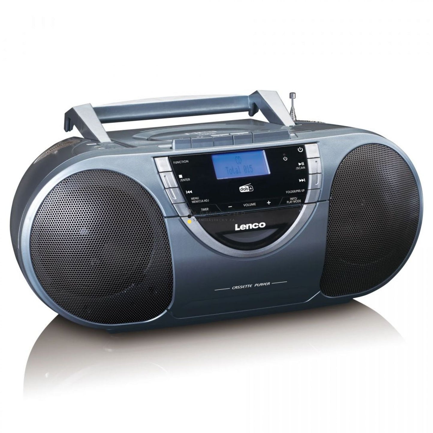 Lenco SCD-6800GY – Boombox DAB+, FM Rádióval és CD/MP3 Lejátszóval