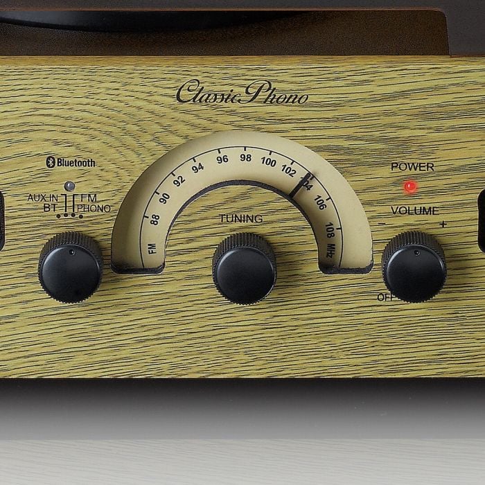 Lenco TT-41OK – Retro Lemezjátszó Beépített Hangszórókkal és Bluetooth® Kapcsolattal
