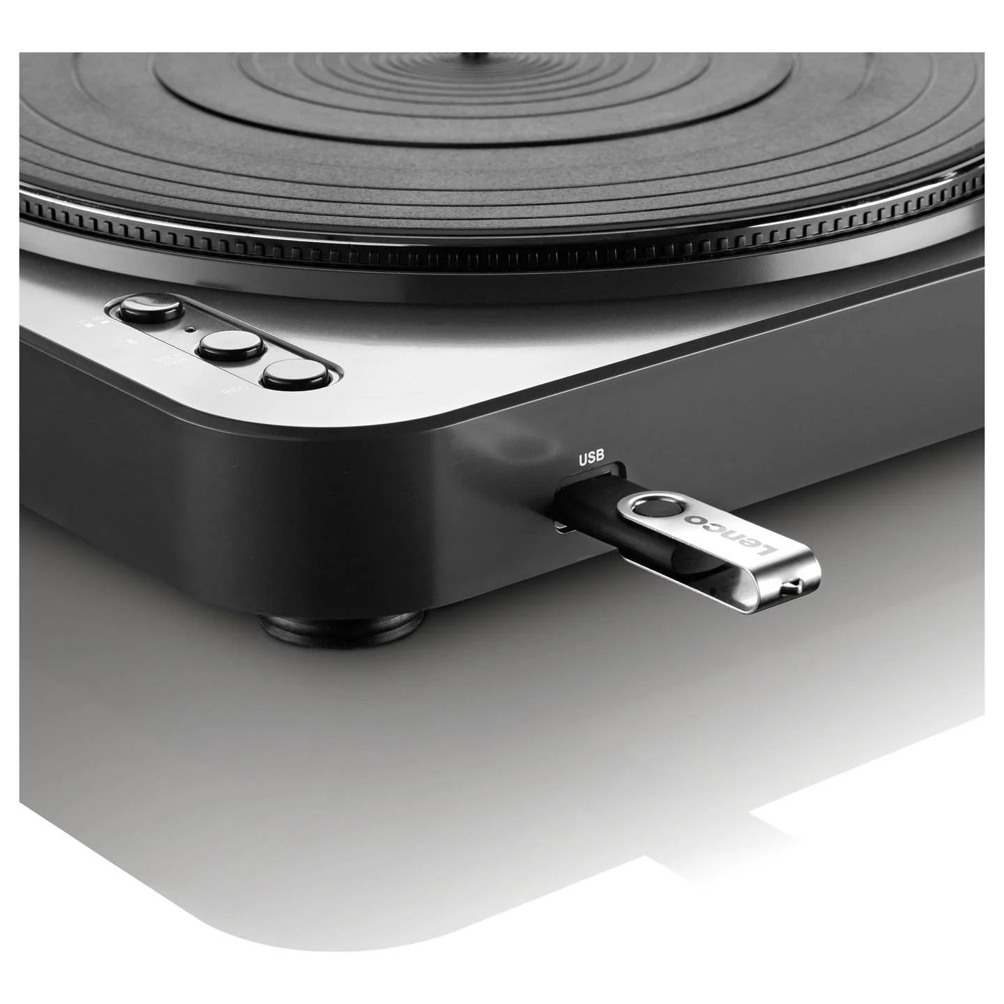Lenco LBT-120BK – Bluetooth® Lemezjátszó USB Digitalizálással és Félautomata Vezérléssel
