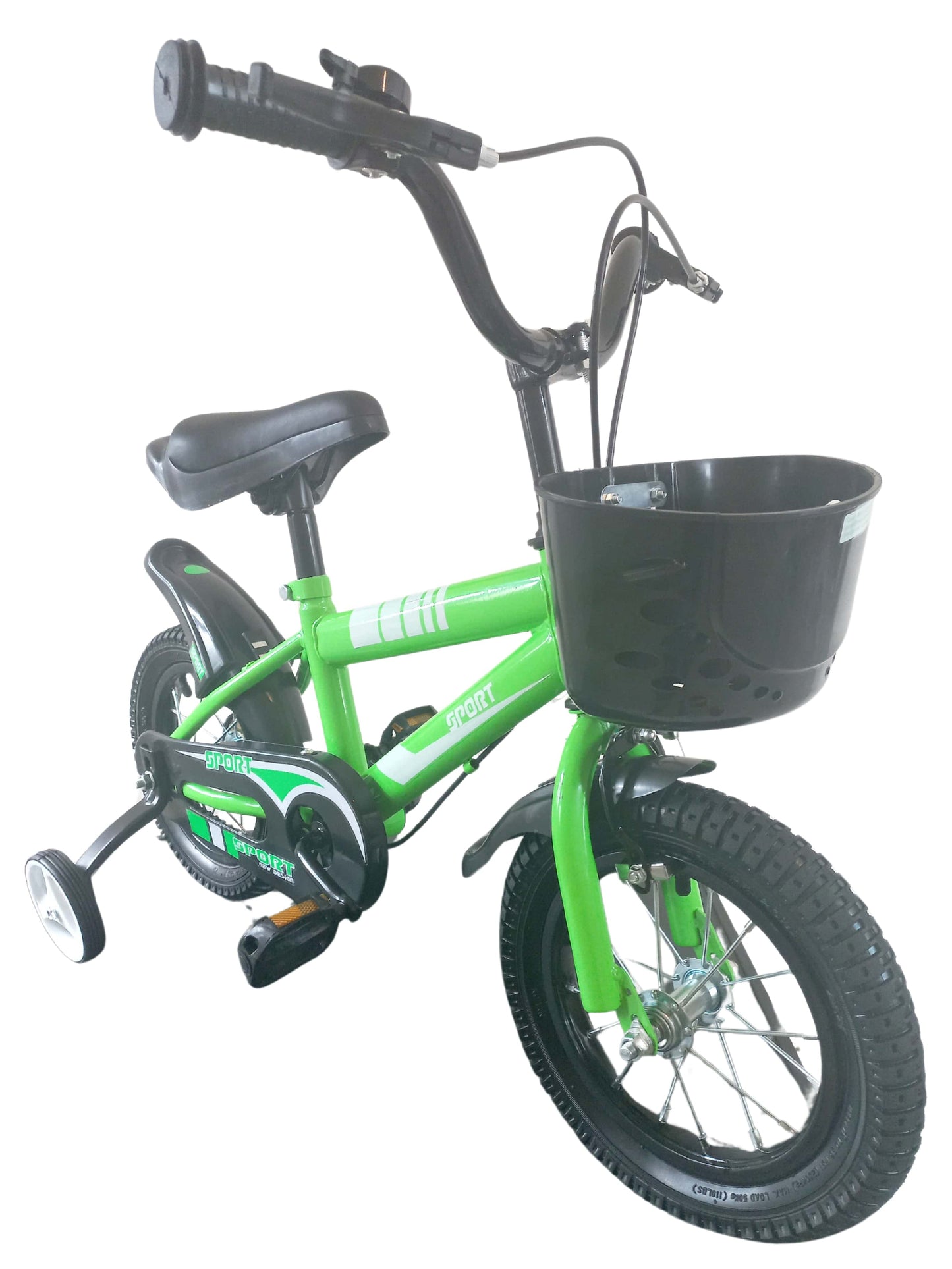 Gyerek bicikli 14" Bike-3 (Zöld)