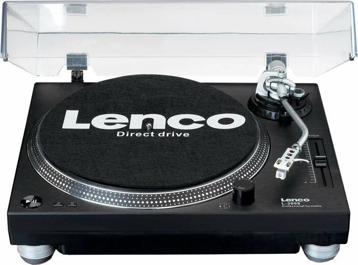 Lenco L-3809BK – Professzionális DJ Lemezjátszó USB Digitalizálással és Direkt Meghajtással