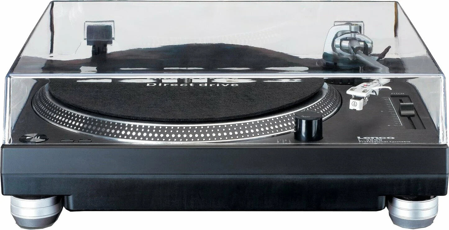 Lenco L-3809BK – Professzionális DJ Lemezjátszó USB Digitalizálással és Direkt Meghajtással
