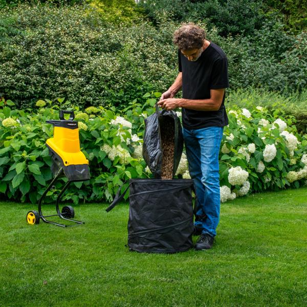 PowerPlus POWEG6420 Elektromos Kerti Gallyaprító – 2500W, 45mm Vágási Kapacitás